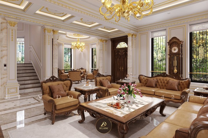Sofa gỗ óc chó SF - 46